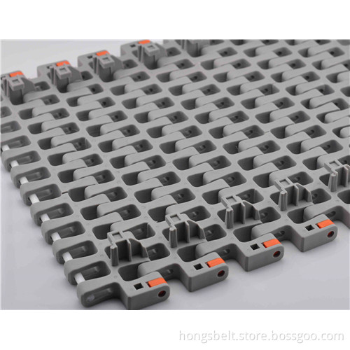 Packaging Industry Turning Modular Conveyor Belt with